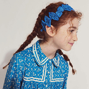 Платье поплиновое Gingersnaps "Lei Bluefields", синее